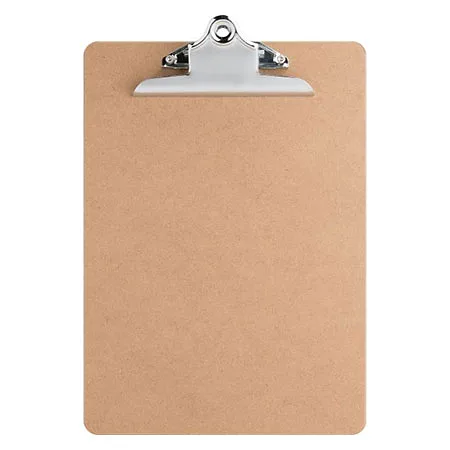 Tablilla de Carton 9" x 12"  con Gancho