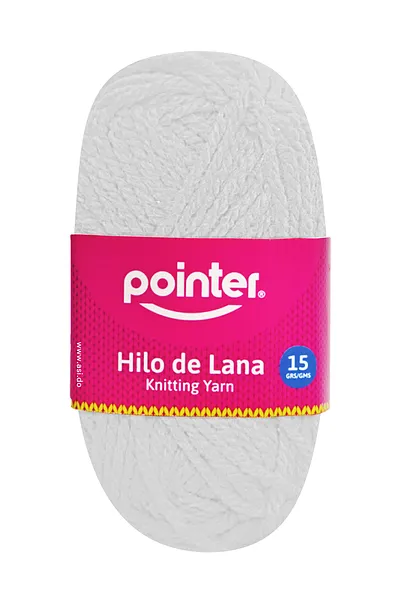 Hilo de Lana Blanco, 15 grs