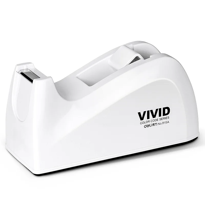 Dispensador de Cinta 3/4" Mediano, Blanco - Deli VIVID 815A