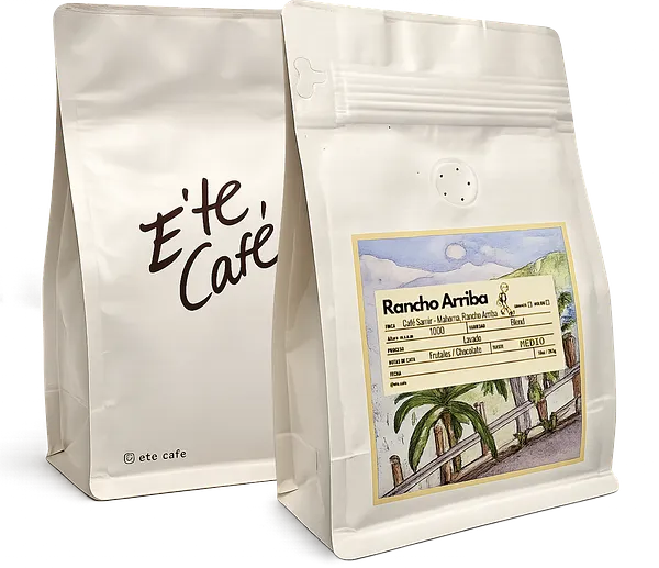 E'te Café - Rancho Arriba Tueste Medio de Especialidad Dominicano, 10 Oz Molido