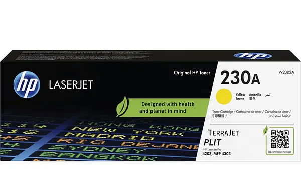 Original: Toner HP 230A (W2302A), Amarillo
