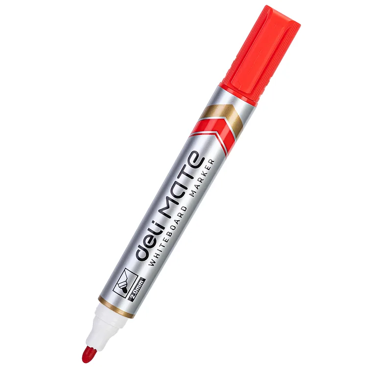 Marcador para Pizarra 2.0 mm, Rojo - Deli Mate U003