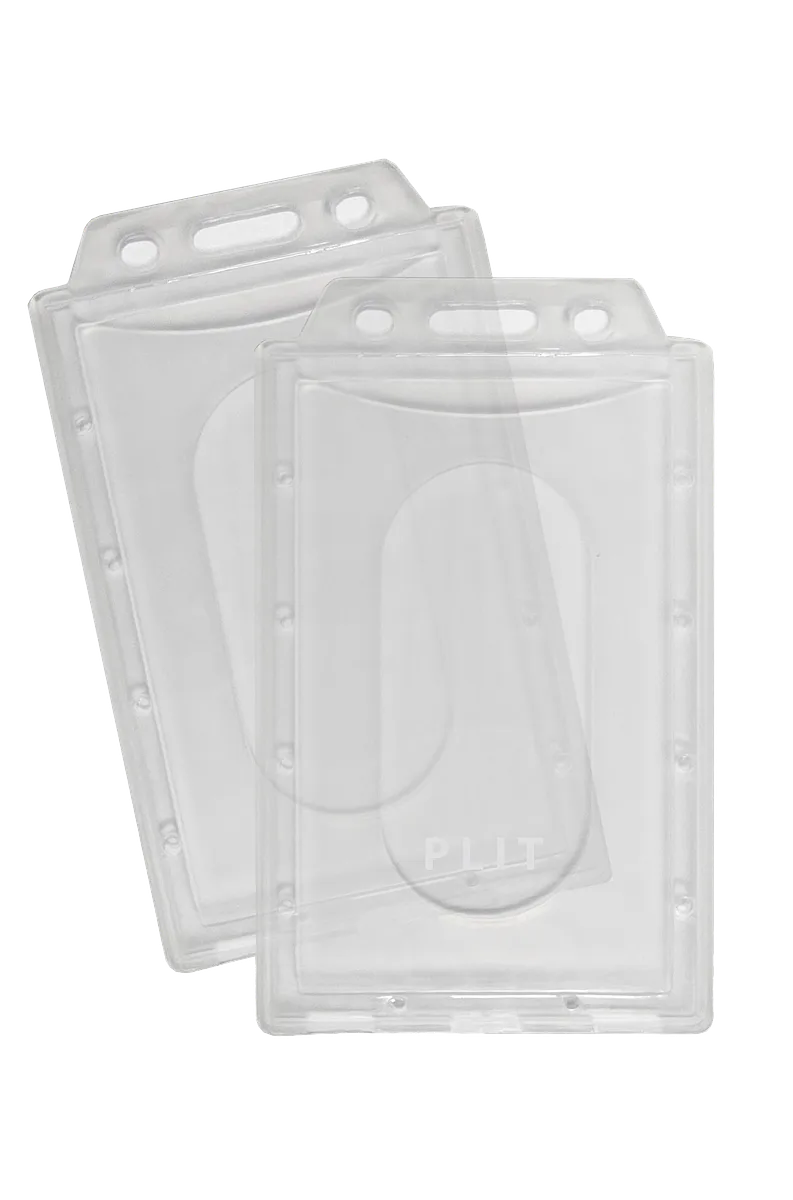 Porta Carnet Vertical 3" x 4", Transparente T-CON2