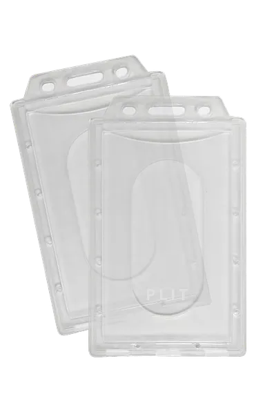 Porta Carnet Vertical 3" x 4", Transparente T-CON2