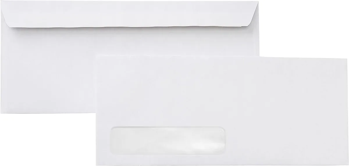 Sobres Blanco #10 CON VENTANA, 500 pcs