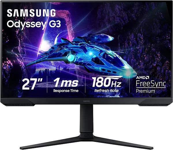 Monitor Gaming Samsung 27” Odyssey G3, FHD 180Hz, 1ms MPRT
