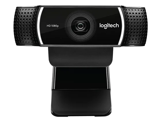 Camara Web Logitech C922 Pro Stream Webcam 1080P para Streaming y Grabación en HD, Autoenfoque y Micrófonos
