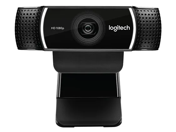 Camara Web Logitech C922 Pro Stream Webcam 1080P para Streaming y Grabación en HD, Autoenfoque y Micrófonos