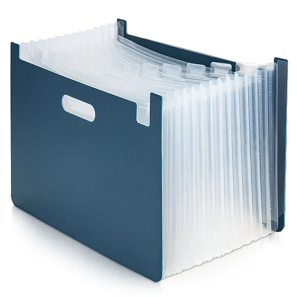 Archivo Acordeón tipo Caja A4, 13 Divisiones, Azul