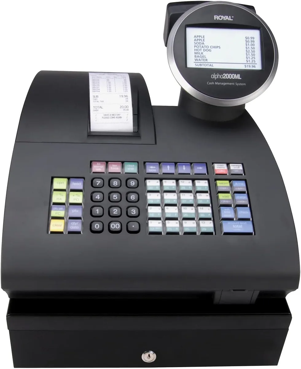 Caja Registradora Electrónica Royal Alpha 2000ML