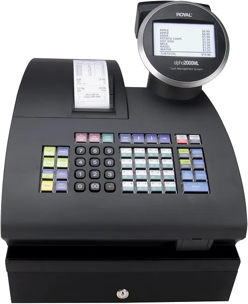 Caja Registradora Electrónica Royal Alpha 2000ML