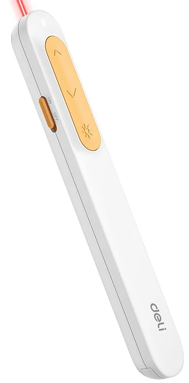 Control Puntero Láser para Presentaciónes USB Tipo-C, 100 metro Wireless Presenter, Blanco
