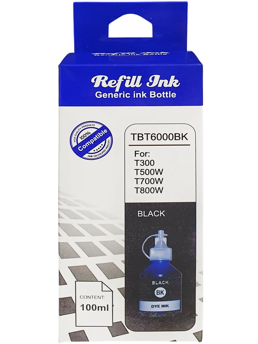 Tinta Cony D60 Negro Compatible con Brother BTD60BK