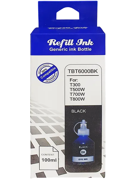 Tinta Cony D60 Negro Compatible con Brother BTD60BK