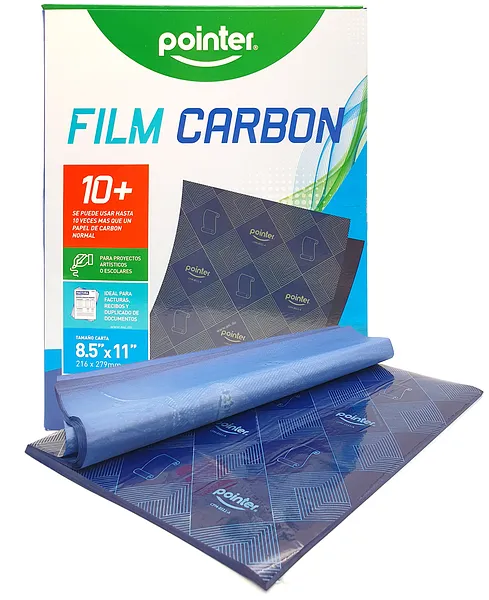 Papel Carbón 8.5" x 11", Azul - Pointer #CFM-8511-A