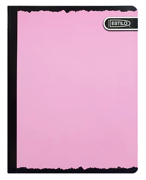 Cuaderno Cosido Estilo Rosado Pastel, 200 Paginas