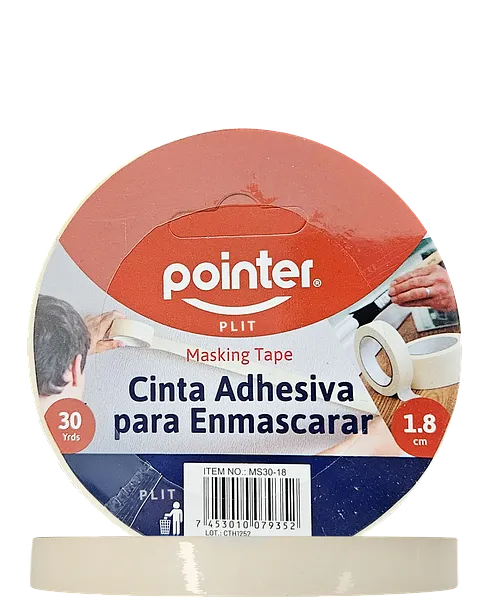 Cinta Masking Tape 3/4" (1.8cm) x 30 Yardas - Pointer MS30-18