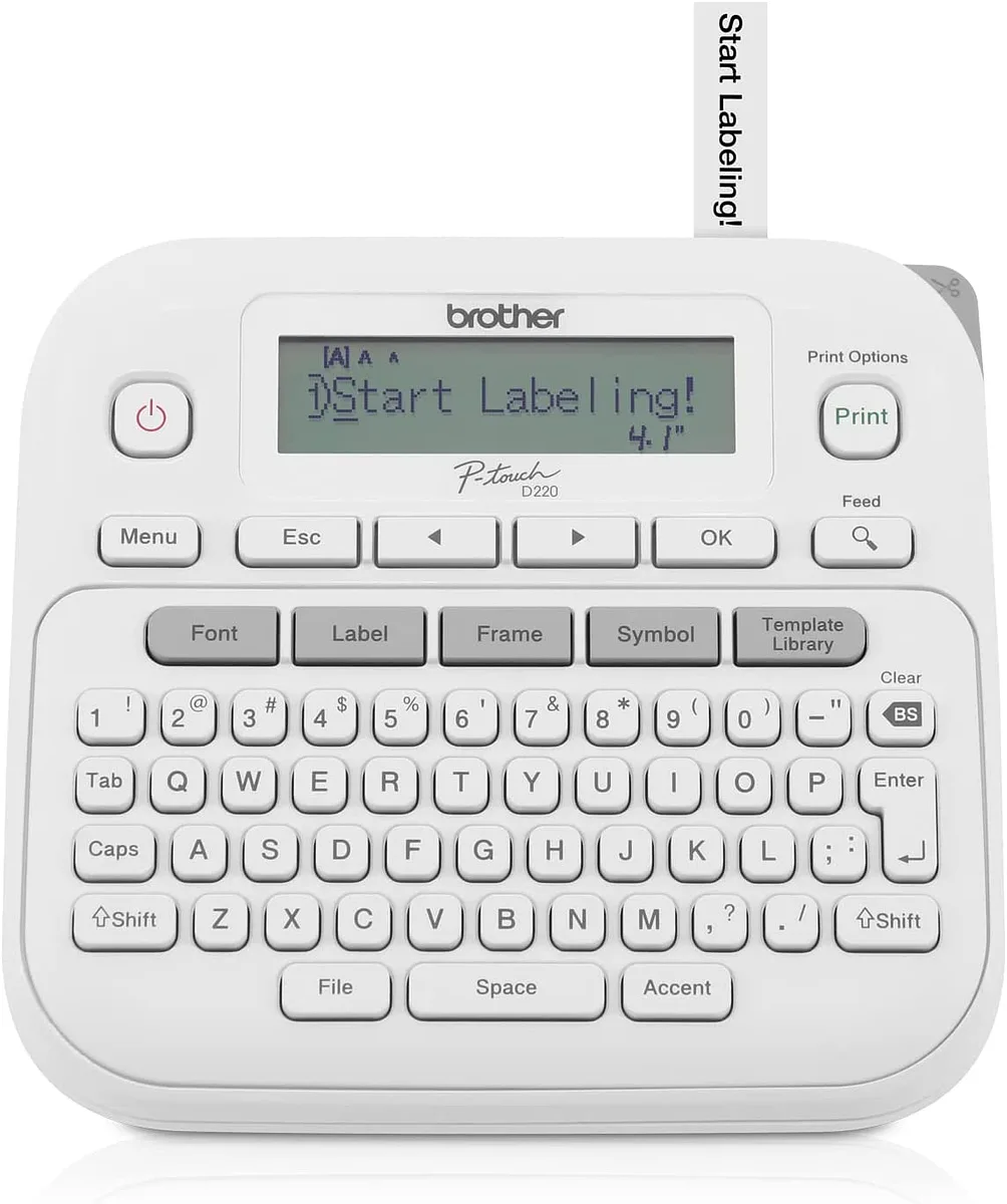 Rotuladora / Etiquetadora Horizontal Brother P-Touch PT-D220 para cinta TZE-231 
