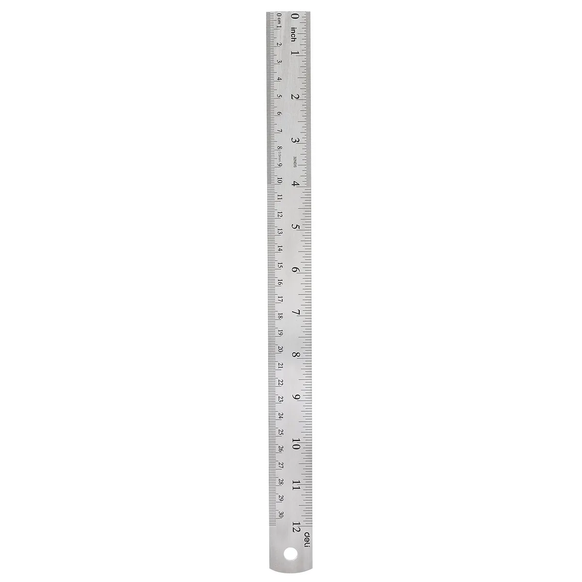 Regla Metálica  12" / 30 cm, Deli Clasic 8463