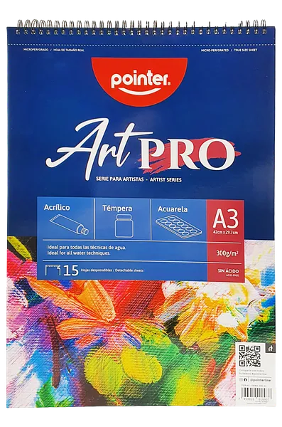 Libreta de Dibujo Art Pro 12" x 17", 15 Hojas