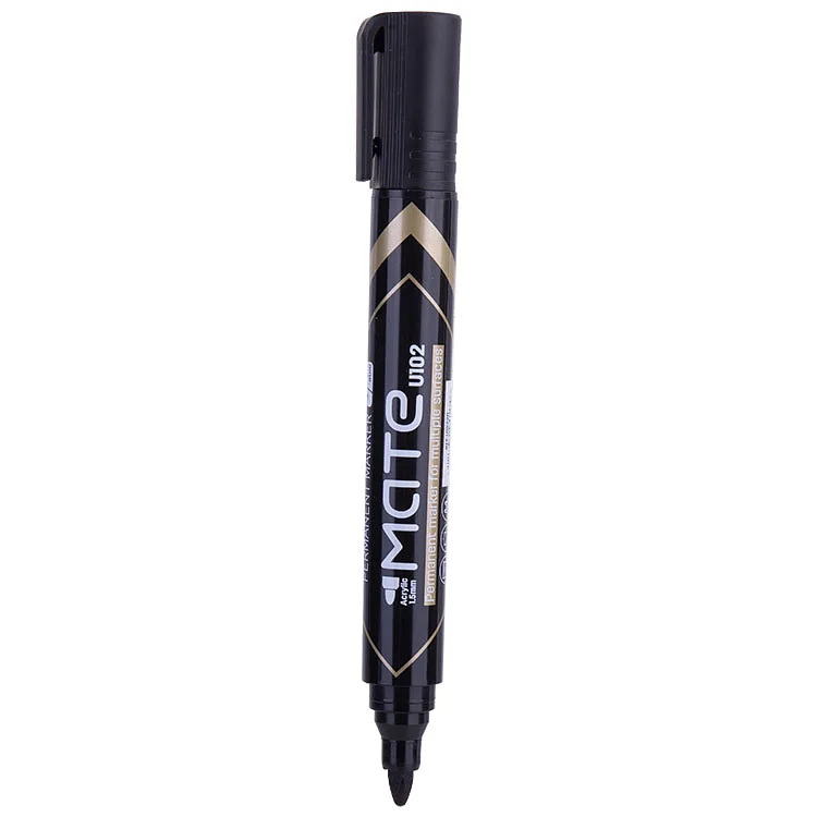 Marcador Permanente 1.5mm, Negro - Deli Mate