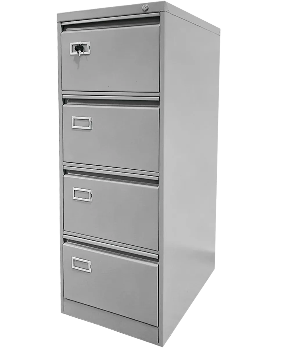 Archivo Metálico 8.5" x 13" de 4 Gavetas, Gris