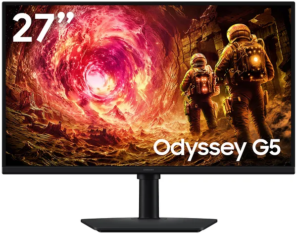 Monitor Samsung 27" Odyssey G5 QHD 180Hz, IPS, Pivote #LS27FG500ENXZA