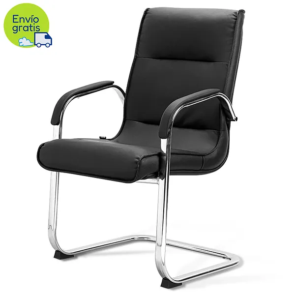 Silla de Visita en Leather - Deli 91201