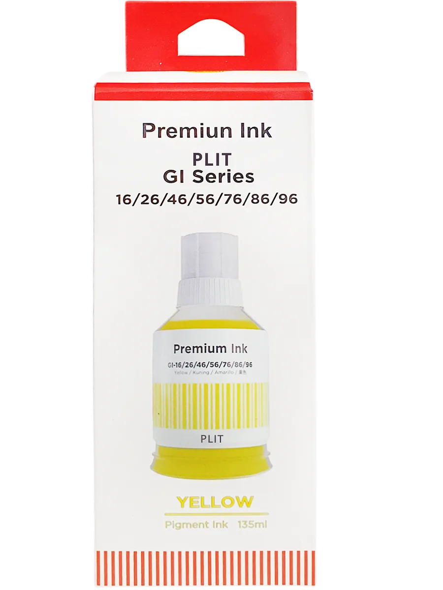 Tinta Cony GI-16 Amarillo de 135 ml Compatible con Canon