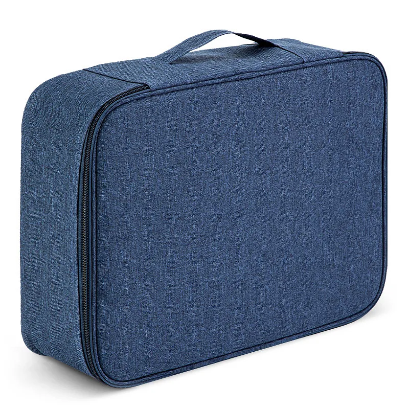Bulto de Viaje para Laptop 15" con Múltiples Compartimentos, Azul Oscuro