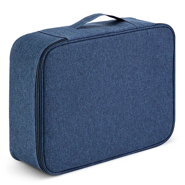 Bulto de Viaje para Laptop 15" con Múltiples Compartimentos, Azul Oscuro