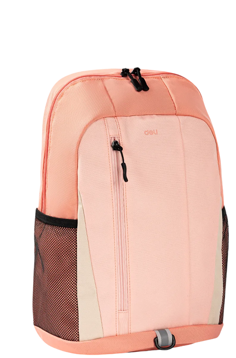  Mochila de Viaje 15" Estilo Minimalista, Rosado - Deli BG125