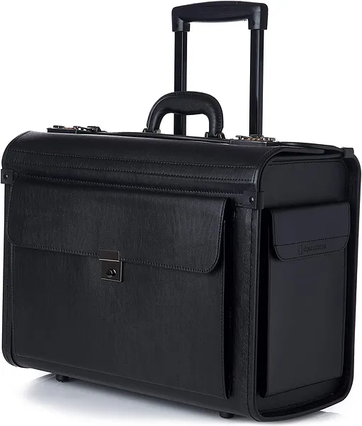 Maletín para Visitadores Medicos 17", Negro - Alpine Swiss AS5518