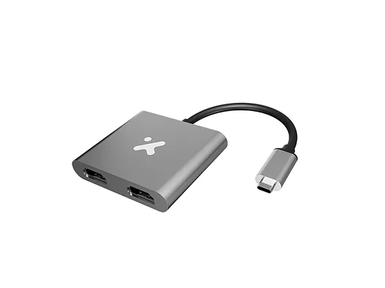 Adaptador Xtech XTC-548 USB-C a Dual HDMI 4K