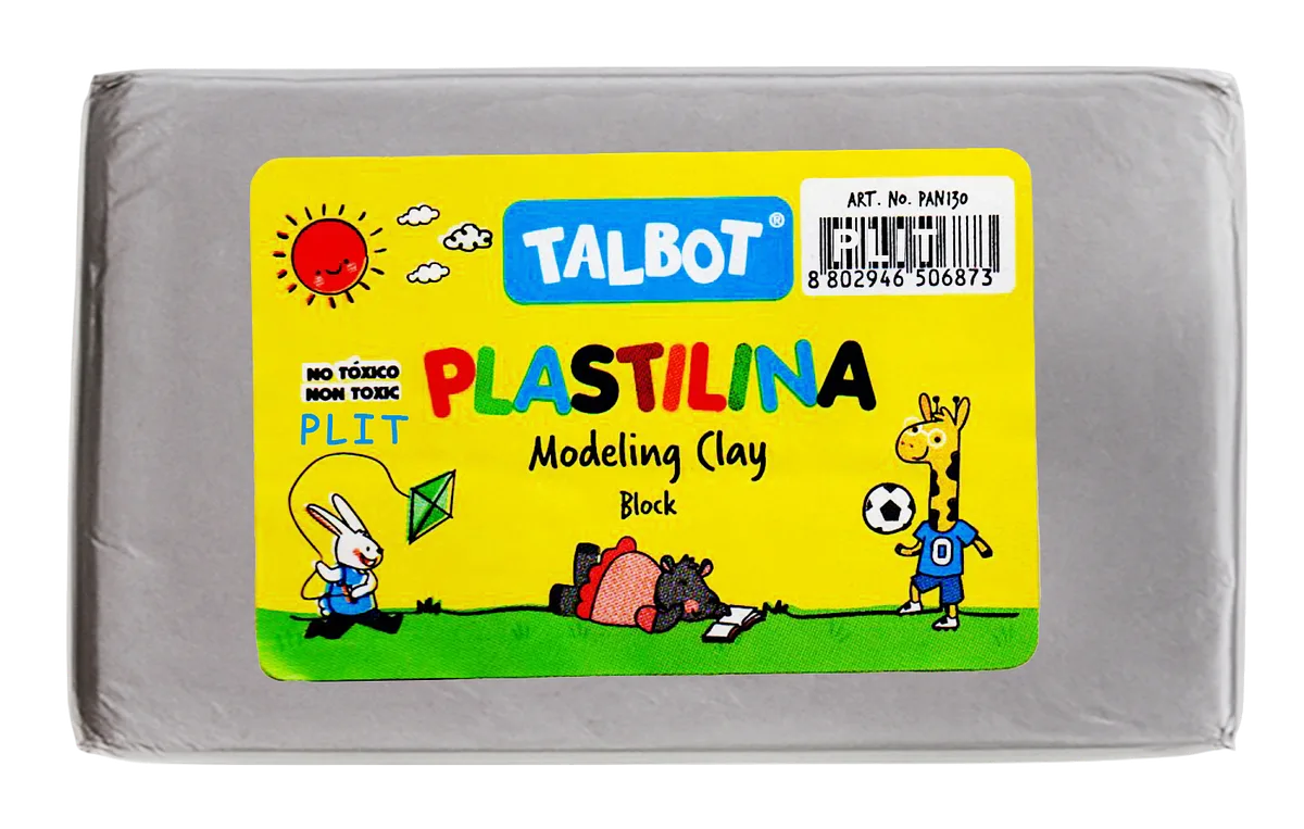 Masilla Plastilina Talbot Gris 150 gr