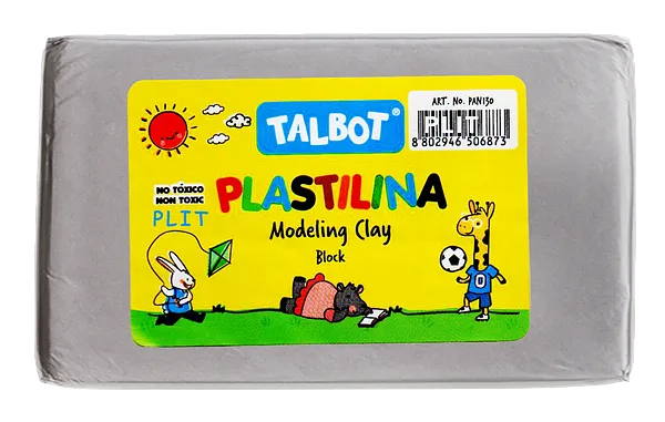 Masilla Plastilina Talbot Gris 150 gr