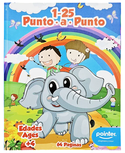 Libro para Colorear Punto a Punto, 64 Páginas - Pointer DB-P64