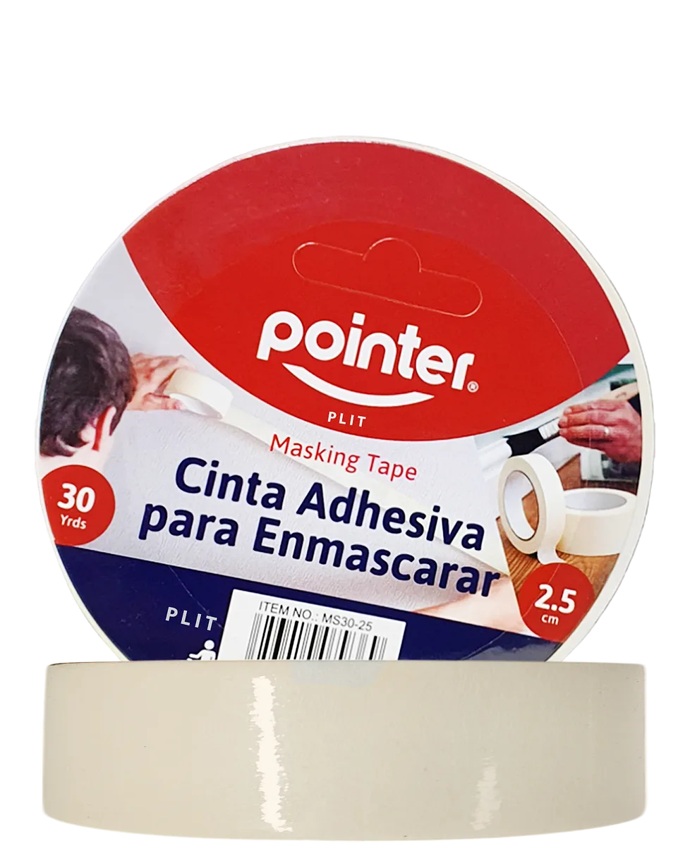 Cinta Masking Tape 1" x 30 Yardas - Pointer MS30-25