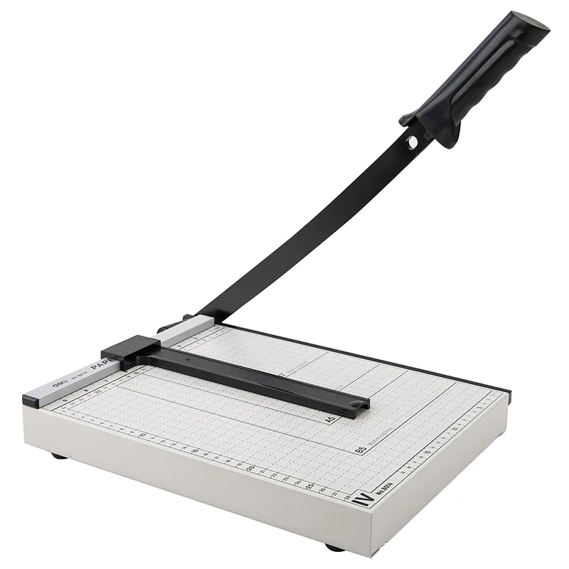 Guillotina Metálica A4, 12" x10", 12 Hojas - Deli E8014