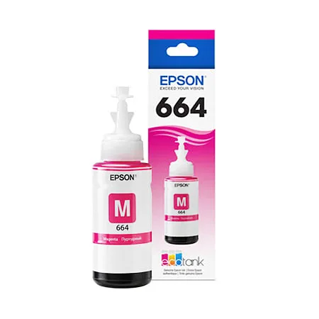 Original: Tinta Epson 664 (T6643), Magenta