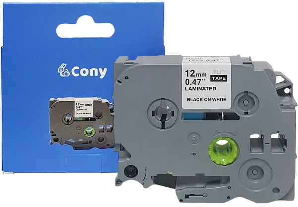 Cinta Rotuladora Cony TZE-231 Blanca Compatible con Rotuladoras Brother