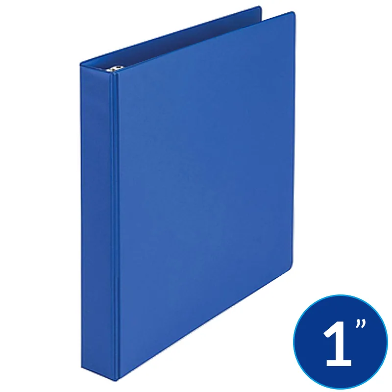 Carpeta de 1" Pulgadas con Cover, Azul