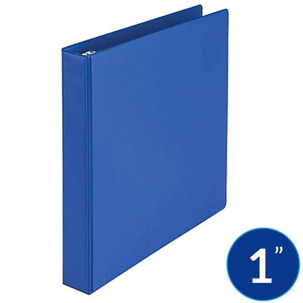 Carpeta de 1" Pulgadas con Cover, Azul
