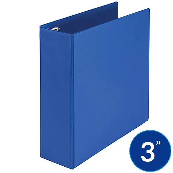 Carpeta de 3" Pulgadas con Cover, Azul