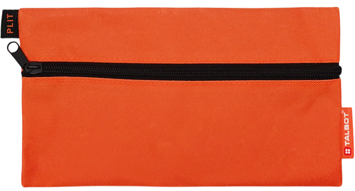 Estuche Cartuchera Portalápices Escolar Talbot, Naranja