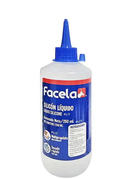 Pegamento de Silicona Líquida Facela, 100 ml
