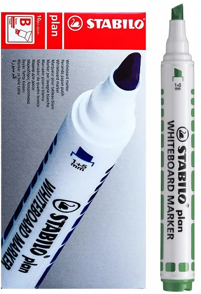 Marcador para Pizarra Stabilo Plan, Verde