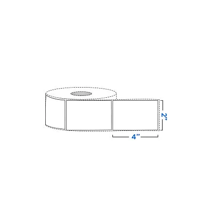 Rollo de Etiquetas 2"x 4", 970 pcs - Grado: B