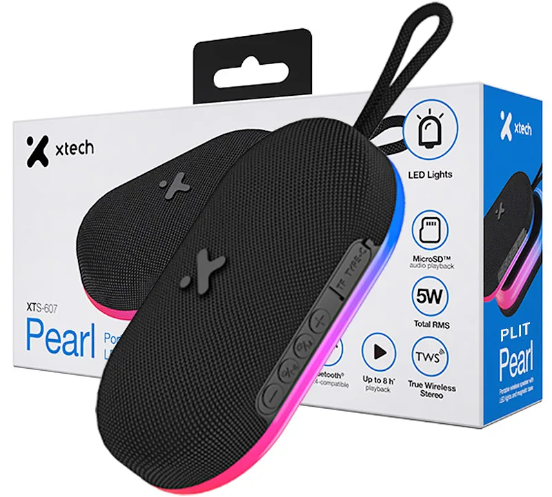 Bocina Parlante Inalámbrico Bluetooth 5.4 Xtech Pearl XTS-607