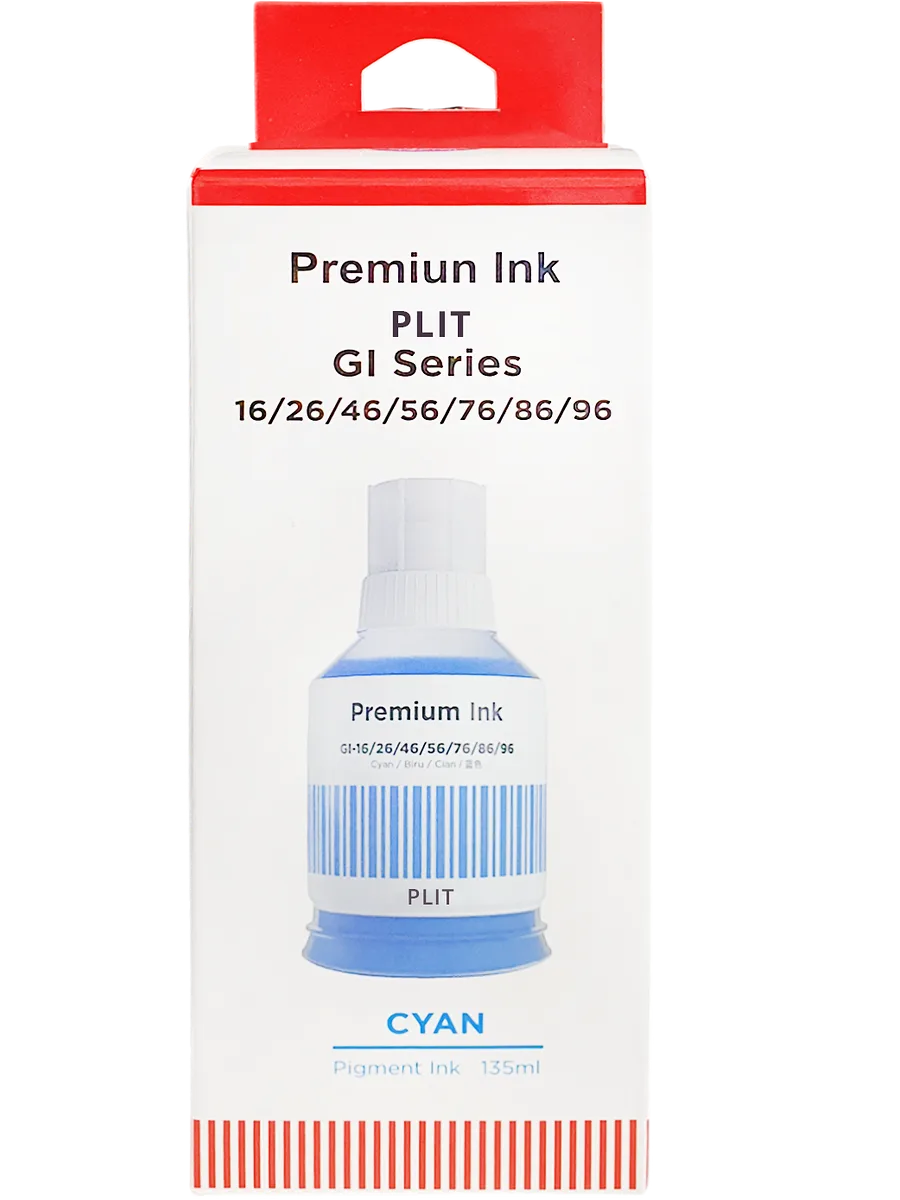 Tinta Cony GI-16 Cyan de 135 ml Compatible con Canon